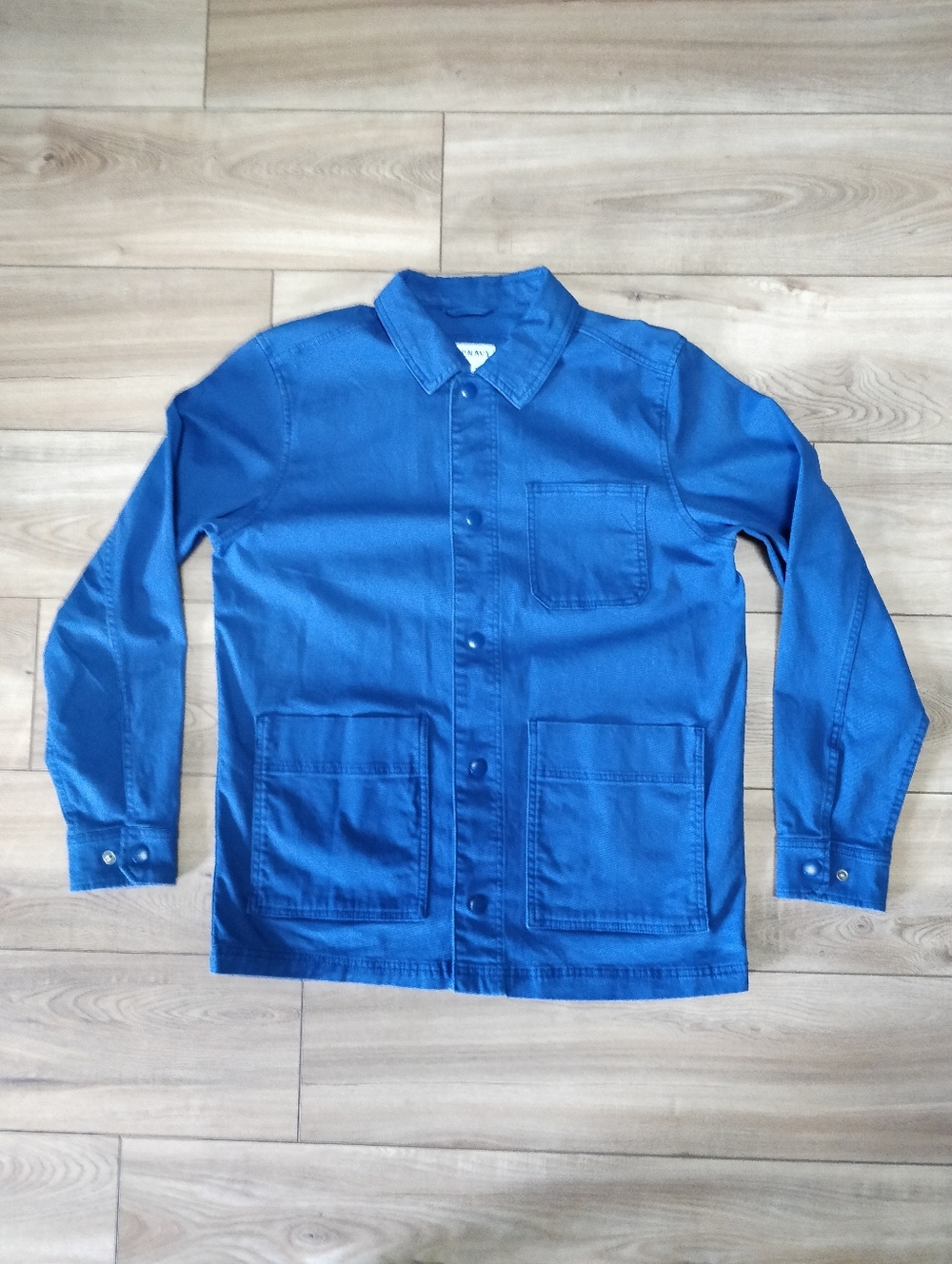Old Navy Men's Royal Blue Lightweight Chore Coat Small